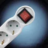 3-Fach EU Steckdosenadapter Mit Schalter,3-fach Rund Produktbild-Vorschau 3