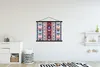 MuchoWow® Textilposter Blumen - Muster - Pflanzen - Produktbild-Vorschau 2