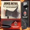 Grillhandschuh aus Rindspaltleder – hitzebeständig mit Produktbild-Vorschau 6
