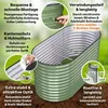 TTL GARDEN Hochbeet Nature M 160×80×80 cm – Metall Produktbild-Vorschau 3
