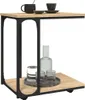 vidaXL Tavolino con rotelle Sonoma 50x35x55,5 cm in Anteprima dell’immagine prodotto 4