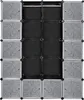 SWANEW Kleiderschrank Regal DIY Steckregal Garderobe Produktbild-Vorschau 1