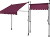 Klemmmarkise 200x130cm Bordeaux Balkonmarkise Sonnenschutz Produktbild-Vorschau 8