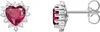 Thomas Sabo H2315-013-10 Donna Orecchini a cuore Romance Anteprima dell’immagine prodotto 6