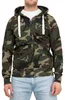 Mivaro Herren Sweatjacke Camouflage mit Kapuze Regular Fit Produktbild-Vorschau 1