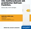 Exquisit Gefrierschrank GS271-NF-H-010E weiss | Standgerät Produktbild-Vorschau 2