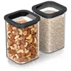 Arendo Vorratsgläser Set 2 x 1200 ml mit Glasdeckel, Produktbild-Vorschau 1