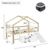 Halfhoogslaper 120x200 cm, kinderbed in de vorm van een Productafbeelding-voorbeeld 6