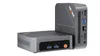 A gray mini PC with a vertical extension, shown against a white background. Produktbild-Vorschau