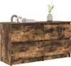 vidaXL Szafka pod TV dąb wędzony 100x35x54 cm materiał Podgląd zdjęcia produktu 4