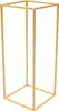 A gold metal geometric stand against a white background. Podgląd zdjęcia produktu
