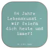 Mr. & Mrs. Panda Untersetzer Spruch 84. Geburtstag Produktbild-Vorschau 1
