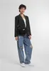 Urban Classics Blazer Damen Ladies Long Blazer schwarz S Produktbild-Vorschau 5