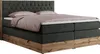 MKS MEBLE King Boxspringbett 200x200 mit Bettkasten Eiche, Produktbild-Vorschau 4