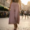 Palazzohose, 3/4 Hosenrock, Bedruckte Natürliche Boho Produktbild-Vorschau 6