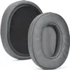 Two dark gray ear pads for headphones are shown on a white background. Anteprima dell’immagine prodotto