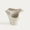 HOMLA TAVERO-Vase, breit, aus Zement, 25 x 22 x 16 cm Produktbild-Vorschau 3