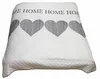 Bettüberwurf Tagesdecke 220x240 cm Home Weiß Grau Herzen Produktbild-Vorschau 3