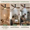Ventilatore a soffitto da 48W con illuminazione, 60 cm di Anteprima dell’immagine prodotto 11