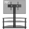 Rfiver TV Rack Glas Fernsehtisch TV Ständer für 32-70 Zoll Produktbild-Vorschau 5