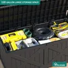 YITAHOME Aufbewahrungsbank 450L, Auflagenbox, Gartenbox mit Produktbild-Vorschau 2