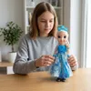 Elsa Frozen singende, leuchtende große Puppe - Geschenk für Produktbild-Vorschau 5