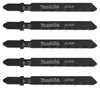 Lot de 5 lames MAKITA A-85737 pour scie sauteuse (Métal, Voir les images du produit 1