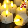 LED Teelichter mit Timer, 12 Stück Elektrische LED Kerzen Produktbild-Vorschau 1