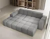 Sofa mit Hocker, Couch L-Form, Veloursstoff, Links Sofa, Produktbild-Vorschau 4