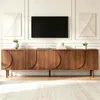 Merax TV Lowboard TV-Schrank mit 4 Türen und 2 Staufächer,  Produktbild-Vorschau 3