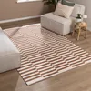Volero - Baumwollteppich - Dazzle Blocks Braun Weiß - Produktbild-Vorschau 1
