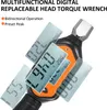 A digital torque wrench with multiple digital displays showing different readings. Náhled obrázku produktu