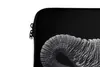 MuchoWow® Laptop Hülle 14 ZollElefant - Tiere - Schwarz - Produktbild-Vorschau 3