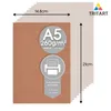 Tritart - Kraftpapier A5 260g /m² I Natur Karton für Produktbild-Vorschau 2