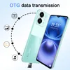 A smartphone is shown with icons representing data transfer capabilities. Produktbild-Vorschau