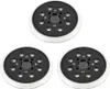 3x Trade-Shop Klett Schleifteller / Stützteller 125mm Produktbild-Vorschau 1