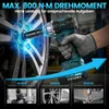 Akku Schlagschrauber 800 Nm 1/2" Bürstenloser Produktbild-Vorschau 2