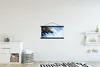 MuchoWow® Textilposter Bär - Fisch - Wasserfall 90x45 cm Produktbild-Vorschau 2
