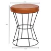 A product shot of a stool with dimensions indicated. Produktbild-Vorschau