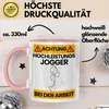 Jogger Tasse Geschenk Lustiger Spruch Geschenkidee für Produktbild-Vorschau 3