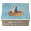 Mr. & Mrs. Panda holzkästchen Pinguin Angelboot 22 x 15 cm Produktbild-Vorschau 3