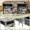 Merax Halbhohes Etagenbett 90x200 cm, mit Stauraumfächern, Produktbild-Vorschau 7
