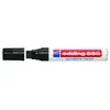 A black Edding 850 permanent marker with its cap off, shown against a white background. Produktbild-Vorschau
