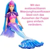 Barbie "Meerjirfrauen Power" Poupée Malibu (cheveux bleus) Voir les images du produit 8