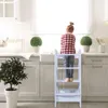 CCLIFE Lernturm mit Tafel, Weiß, Montessori Küchenhelfer, Produktbild-Vorschau 2