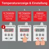 Thermostat de prise Fiche thermostatique Interrupteur Voir les images du produit 17