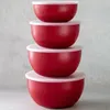 KitchenAid Küchenschüsseln mit Deckel, 4er-Set Voir les images du produit 7
