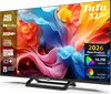 A 32-inch TuTu TV with a colorful abstract image displayed on the screen, shown from a diagonal angle on its stand. Produktbild-Vorschau