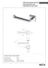 META Papierrollenhalter links Messing Chrom poliert Produktbild-Vorschau 2