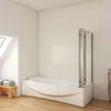 AICA 130cmx140cm Badewannenaufsatz 6mm NANO ESG-glas mit Produktbild-Vorschau 4